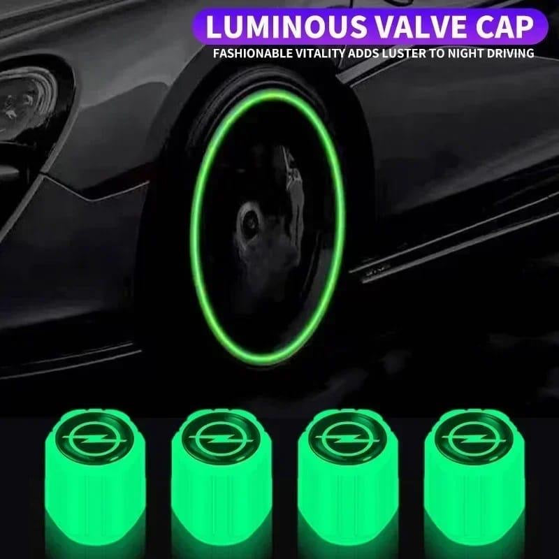 20 pcs Luminous Wheel valve cap