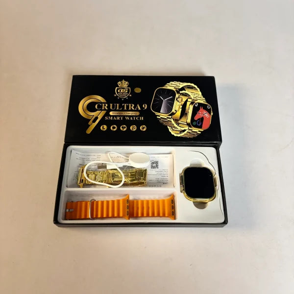 Cr Ultra 09 Smart Watch With Wireless Charging