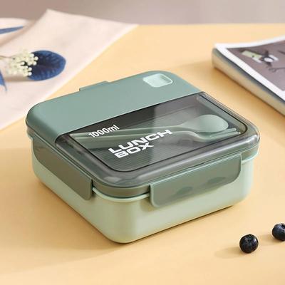 Bento Lunch Box Reusable 2 Compartment Food Container