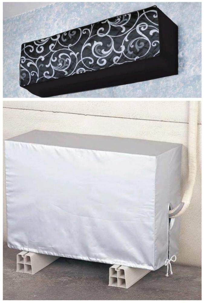 2 Pcs Parachute Printed Indoor And Outdoor AC Covers