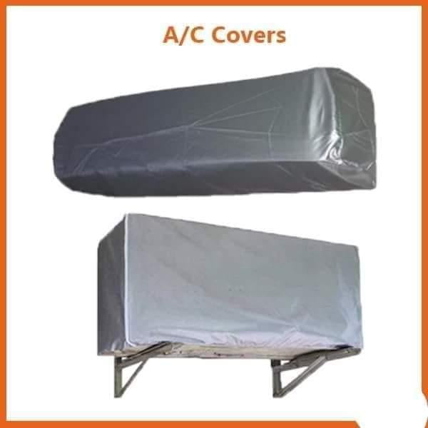 2 Pcs Cotton Quilted Indoor And Outdoor AC Covers