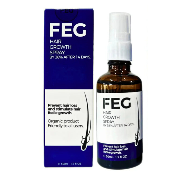 Feg Plus Beard & Hair Growth Serum Spray Powered By Nature For Visible Results | Best Quality Hair Growth Spray – Hair Serum – 50 Ml