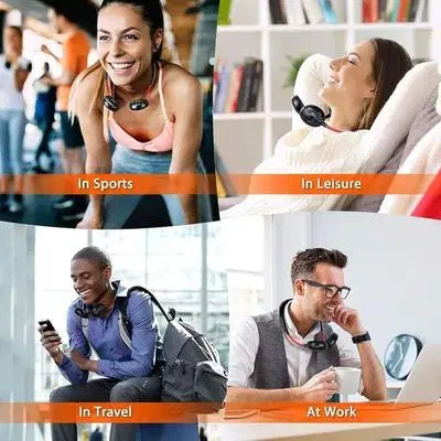 Compact Neck Fan - 1 Pc Portable Wearable Fan in Black