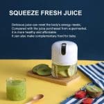 New Mini Electric Food Chopper Multifunctional Portable Cordless Garlic Ginger Food Processor(random Color )