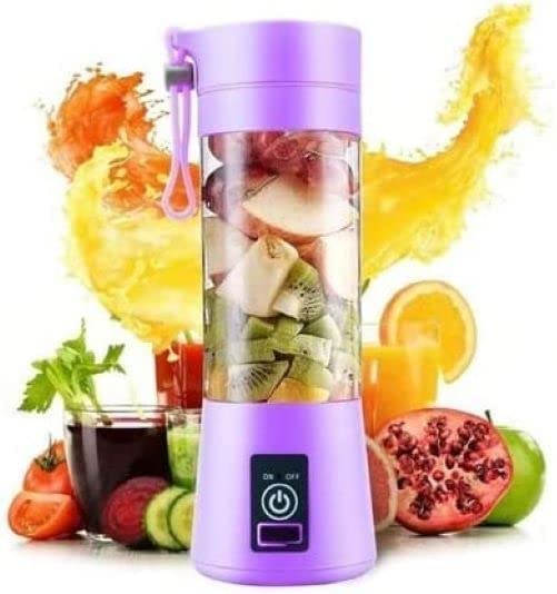 Portable Mini 6 Blade Juicer Blender | Outdoor Juicing Cup (380ml) – Rechargeable [random]