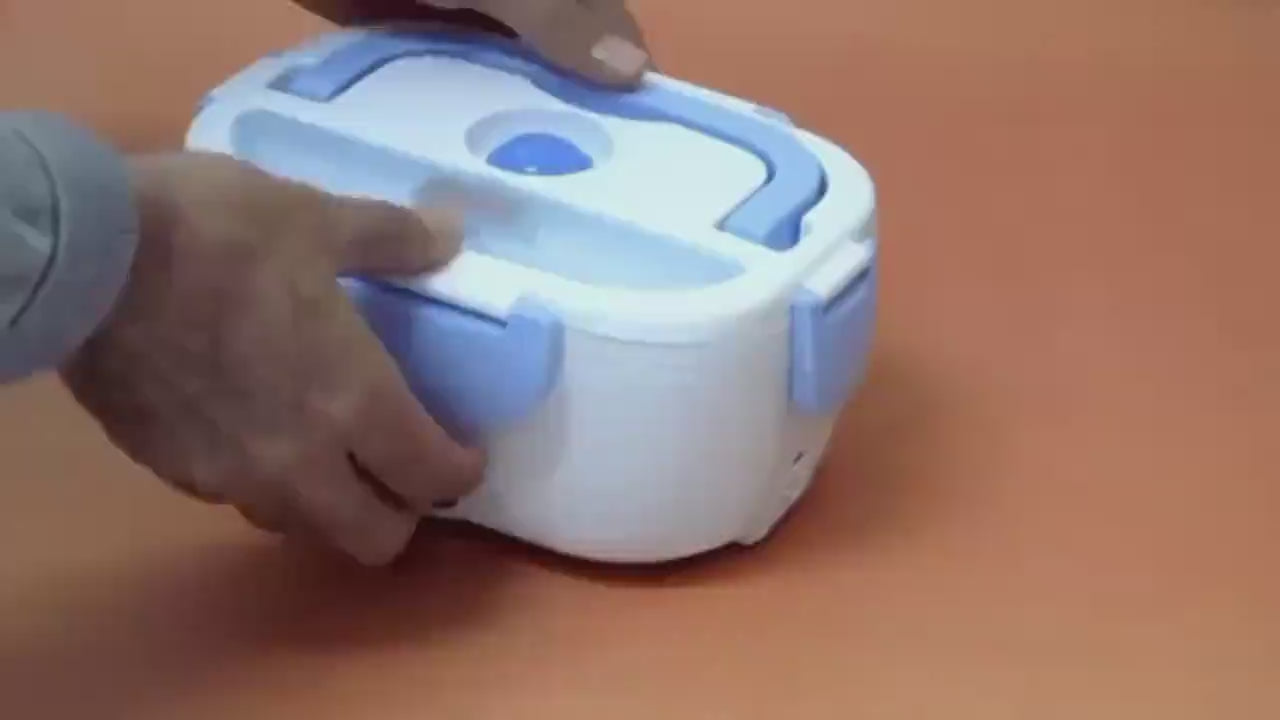 Portable Electric Heating Lunch Box with Leak-Proof Design & Soup Tray