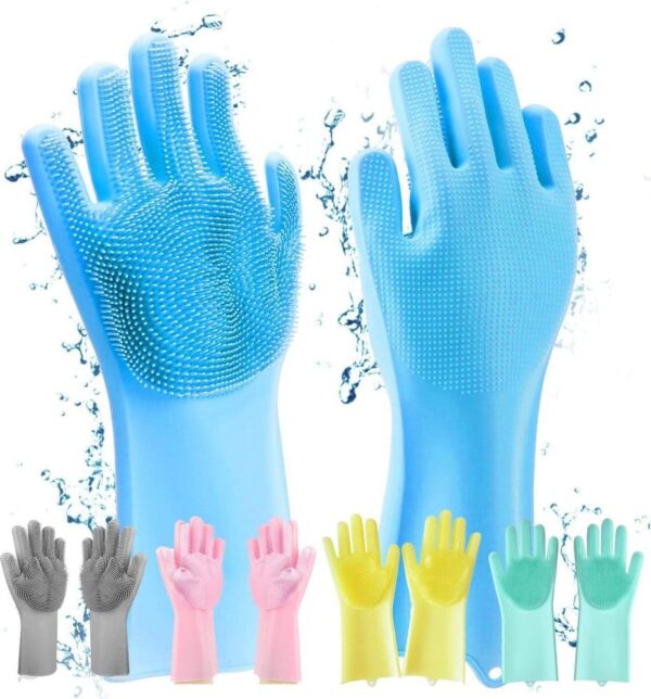 Re-useable Washing Gloves for Kitchen, Bathroom, Car, Pet and Multipurpose Cleaning