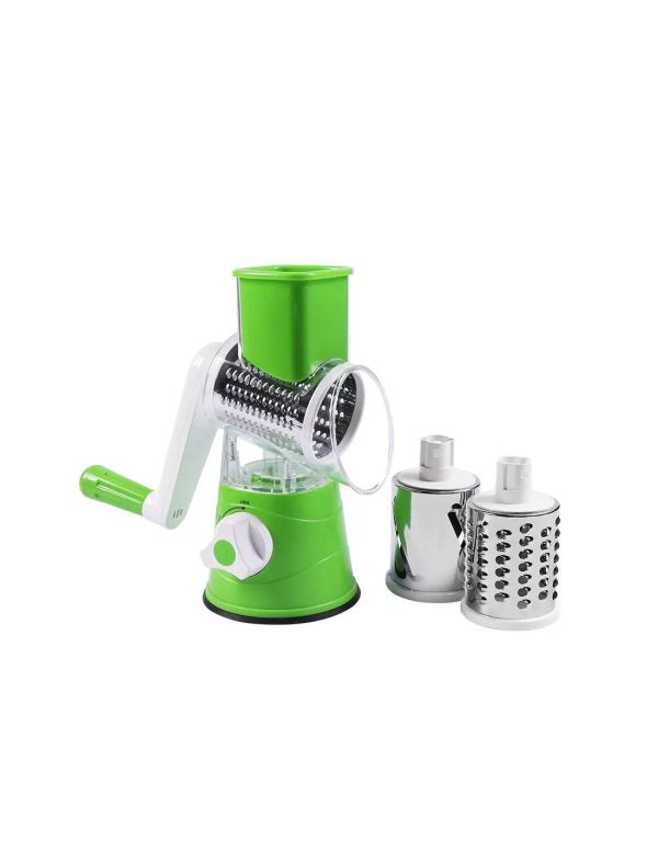 Tabletop Drum Grater | Manual Vegetable Cutter Slicer & Grater | Multi-functional Kitchen Gadget ( Random Color )